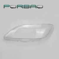 PORBAO pour Mazda3 2006-2009 – Cache-phare transparent en verre, couvercle de lentille de phare en plastique, abat-jour en plastique