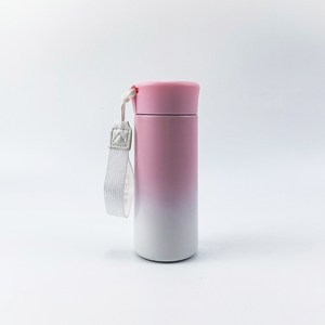 زجاجة ماء معزولة صغيرة وجميلة سعة 350 مل من الفولاذ المقاوم للصدأ، ترمس بجدار مزدوج، قارورة مفرغة الهواء، كوب حراري - Product Image 1