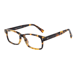 Monturas de anteojos de acetato cuadrado para hombre de alta calidad Premium Mazzucchelli con estilo ovalado Ideal Diamond Face Shape Match - Product Image 4