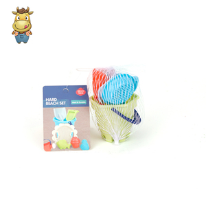 Ensemble de seaux de plage pour enfants 5 pièces, mini seaux en plastique, pelle, râteau, tamis, jouet de plage d'été pour l'extérieur, cadeau de fête, vente en gros - Product Image 3