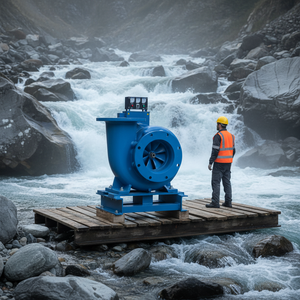 110KW Hydroelectric <b>Generator</b> Water for Small Hydro Power Plant DEMING-HTG-110KW-380V- 110KW Hydro <b>Generator</b> DEMING-HTG-110KW-38 - Product Image 4