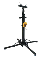 Support d'éclairage de scène modulaire pliable et portable en fer de 6,5 m avec manivelle pour spectacles et concerts