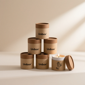 Chất lượng cao tùy chỉnh in logo mỹ phẩm xi lanh Hộp ống cho Nước Hoa Quà Tặng nến bao bì giấy các tông - Product Image 3