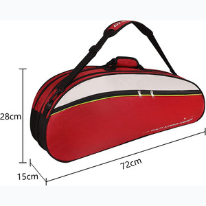 Muestra gratis genuino nuevo Uni YY bádminton bolsa de deportes de gran capacidad PU colaboración cuadrado y diseño Rectangular BA326CR - Product Image 5