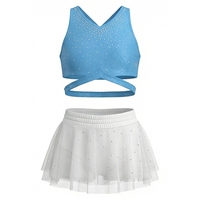 Nuevos Uniformes de Porristas en Oferta, Uniformes de Porristas con Top Corto para Niñas, Uniformes de Porristas Personalizados para Competiciones