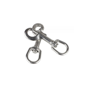 <span class=keywords><strong>Mousqueton</strong></span> en acier inoxydable pour laisse de chien avec anneau pivotant et <span class=keywords><strong>mousqueton</strong></span> à ressort - Product Image 4