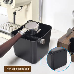 Boîte à café expresso antichoc avec tige en silicone pour réduire le bruit, bac à déchets pour la maison et les cafés - Product Image 2