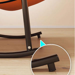 豪華レジャーレイジーロッキングチェア耐久性金属フレームラウンジチェアリビングルーム調整可能ソファチェア - Product Image 6