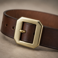 Boucles de ceinture pour hommes d'affaires, logo gravé sur mesure, alliage de zinc, métal résistant à la rouille, anti-rayures, pour ceinture en cuir