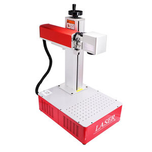 Máquina de Grabado y Marcado Láser de Fibra CNC Portátil para Uso Doméstico con Enfriamiento por Aire para Metal, Compatible con Formatos DXF/PLT/BMP - Product Image 1