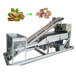 Máquina automática de trituração e remoção de casca de pistache, descascadora de pinho e porca, para venda