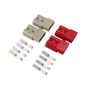 Piezas de carretilla elevadora de alta calidad 350A doble Polo 2 pines <span class=keywords><strong>enchufe</strong></span> de alimentación automotriz eléctrico conector <span class=keywords><strong>bipolar</strong></span> con mango y cubierta antipolvo - Product Image 5