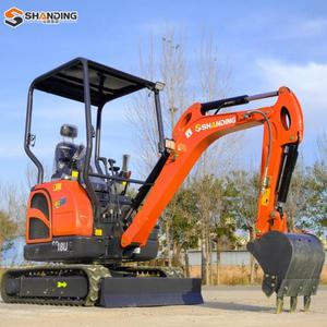 รถขุดขนาดเล็ก SHANDING จัดส่งฟรี มาตรฐาน CE EPA Euro 5 ราคาถูก ขนาด 1.8 ตัน รถขุดขนาดเล็ก รถขุดขนาดเล็กสำหรับขาย - Product Image 2