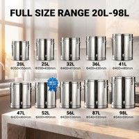 Kommerzieller Edelstahl Isolierter Lebensmittelbehälter |   Buffet-Speisenwärmer Thermobehälter mit Deckel für Catering und Restaurants