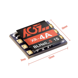 ESC XR-4A de AGFRC Económico, 1S, 0.5g, Ligero, BLheli_S Sin Escobillas, para Máquinas Industriales/Aviones RC - Product Image 2