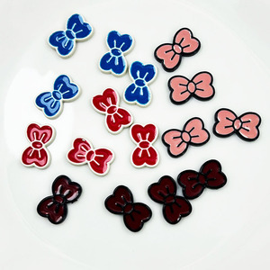จี้เรซิ่นรูปโบว์น่ารักแบบหยดน้ำ สำหรับงาน DIY เครื่องประดับ ทำมือ กิ๊บติดผม ต่างหู เคสมือถือ รองเท้าแตะ ของตกแต่ง ฤดูใบไม้ผลิ 2024 - Product Image 1