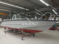 Bateau plat en aluminium, bateau de mer/bateau en alliage/bateau rapide