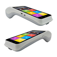 Imprimante POS intelligente Android 11.0 OS ZCS Z91, terminal POS Android portable avec lecteur NFC pour l'émission de tickets d'épicerie