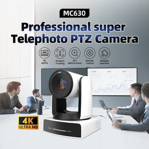 Caméra PTZ Super Téléobjectif Professionnelle 4K 60fps avec <span class=keywords><strong>Zoom</strong></span> Optique 30X MC630 - Vidéoconférence UHD Longue Portée et Streaming en Direct - Product Image 2