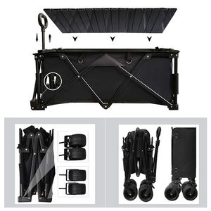 Portable <b>Foldable</b> Outdoor Camping Wagon Beach Cart With OEM Customization For Portable Outdoor Activities - Product Image 6