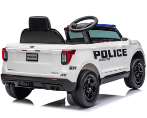 Auto Elettrica per Bambini Ford Police Interceptor con Licenza Ufficiale, 2 Motori da 390W, 12V, Telecomando 2.4G, per Bambini da 3 a 8 Anni - Product Image 5