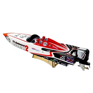 Bateau <span class=keywords><strong>RC</strong></span> professionnel de grande taille avec <span class=keywords><strong>moteur</strong></span> sans balais 35" TFL Hobby 1148 Warrior Racing Mono, coque en fibre de verre, hélice en laiton à 2 pales - Product Image 4