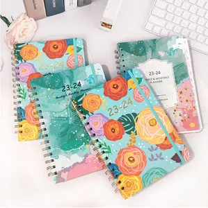 2024 di personalizzazione-2025 mensile agenda planner a4 in pelle con raccoglitore ad anelli quaderno <span class=keywords><strong>per</strong></span> la lavorazione del <span class=keywords><strong>legno</strong></span> - Product Image 1