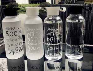 Food-Grade Plastic Water <b>Bottle</b> With Drop-Resistant Lids and <b>Straw</b> Caps for Instagram-Style <b>Drinks</b> - Product Image 2