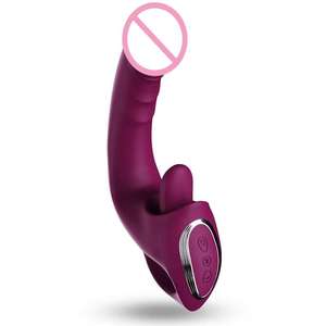 Bestseller 3-in-1 Damen <span class=keywords><strong>Mini</strong></span> Intim-Massagegerät Zungenlecker + Vibrator 10 Vibrationsmodi Klitoris G-Punkt Stimulator <span class=keywords><strong>USB</strong></span> - Product Image 5