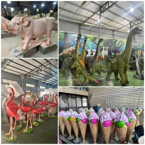 รูปปั้นฮิปโปโปเตมัสเสมือนจริง ทนทาน ทำจากไฟเบอร์กลาส เหมาะสำหรับตกแต่งสวนหลังบ้าน สระว่ายน้ำ จัดแสดงในสวนสัตว์ หรือพื้นที่เชิงพาณิชย์ - Product Image 6