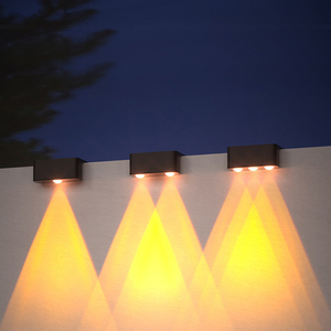 <span class=keywords><strong>3</strong></span> tailles de lampes solaires LED modernes pour extérieur, classées IP65, pour échelle, allée, clôture, cour, escalier - Product Image 5