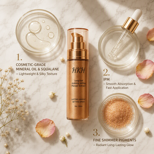Aceite con Brillo Bronceado Vegano para Rostro y Cuerpo, en Roll-On, con SPF, Nutritivo, Iluminador, Mineral, Aplicación en Seco, Color Personalizado, Marca Privada - Product Image 3
