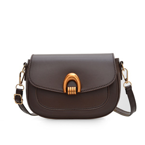 <b>Wine</b> Red Retro High-grade PU Texture Underarm <b>Bag</b> Women's Spring New Arrival Zip Shoulder Crossbody Single Strap Tanjing - Product Image 5