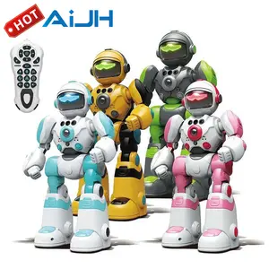 AiJH RC Ai Robot di rilevamento del gesto comando robotico con suono magico di danza di musica di luce sensore di tocco Rc Robot giocattoli