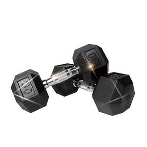 Haltères de 5 <span class=keywords><strong>kg</strong></span>, enduit de caoutchouc, graisse, gymnastique, fitness - Product Image 2