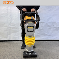 Machine de compactage électrique GZD HCD125, piqueuse vibrante, compacteur vibrant