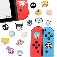 Tapas de Joystick para Control NS, Botones Lindos de Silicona OLED, Accesorios para Juegos