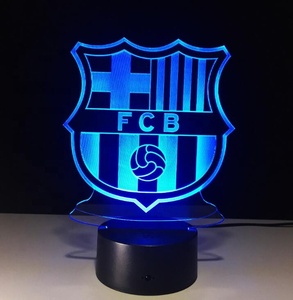 Câu Lạc Bộ Bóng Đá Logo <span class=keywords><strong>Led</strong></span> 3D Đèn 7 màu sắc nhấp nháy đèn quà tặng cho người hâm mộ bóng đá 3D trẻ em ánh sáng ban đêm đèn <span class=keywords><strong>2025</strong></span> quà tặng giáng sinh - Product Image 3