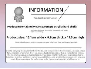 Étui de protection transparent en PC pour Star Hill <span class=keywords><strong>YOYO</strong></span>, édition limitée, coque rigide transparente, boîte de rangement anti-poussière - Product Image 2