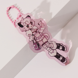 Porte-clés personnalisé Vigreat en acrylique transparent avec liquide et huile, <span class=keywords><strong>shaker</strong></span> rempli, impression UV, anime personnalisé, porte-clés en acrylique à sable mouvant - Product Image 3