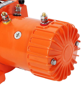 XINQI 12000lb Cabrestante eléctrico 13500Lbs Cable de acero resistente Cabrestante de cuerda de nailon 12V 13500lbs - Product Image 4