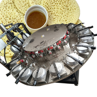 Machine automatique rotative pour la fabrication de baghrir, machine commerciale à crêpes mille trous, équipement de production de crêpes marocaines mille trous