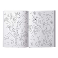 Livre de coloriage pour enfants, reliure parfaite, papier d'art, impression offset personnalisée, options de papier kraft cartonné