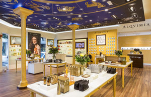 Vitrine de produits de soins simples avec éclairage LED pour la présentation de cosmétiques de salon de beauté - Product Image 3