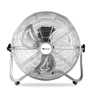 Commercial 3 Speeds Adjustable 16 Inch Cooling Fan Industrial Home Metal Floor Fan