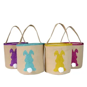 Fabbrica direttamente vendita Logo personalizzato regali di pasqua bomboniera all'ingrosso Easter Bunny Bag