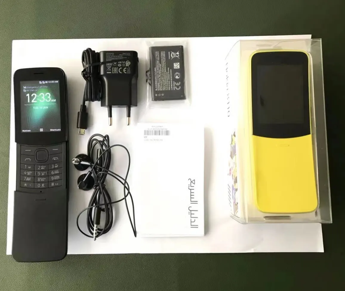 For Nokia 8110 2.4 Inches Dual Sim Card Mobile Phone For Nokia 8110