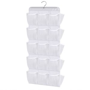 Organizador de Zapatos para Bebé Colgante de Doble Cara con 30 Bolsillos, Bolsa de Almacenamiento Giratoria para Armario, Bolsas de Almacenamiento Comprimidas - Product Image 1