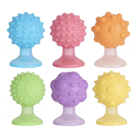 Jouets en silicone de qualité alimentaire personnalisés avec ventouse, jouets sensoriels Montessori éducatifs pour l'apprentissage des nombres et de la mathématique pour les tout-petits et les bébés