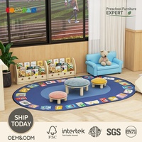 Estantería de madera para la zona de lectura de guardería, para habitación infantil, aula Montessori y entorno de aprendizaje temprano